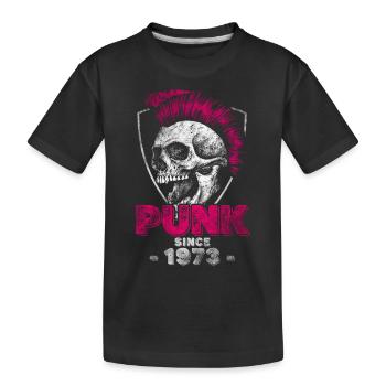 Punk depuis 1973 - T-shirt bio Premium Enfant - noir - Devant