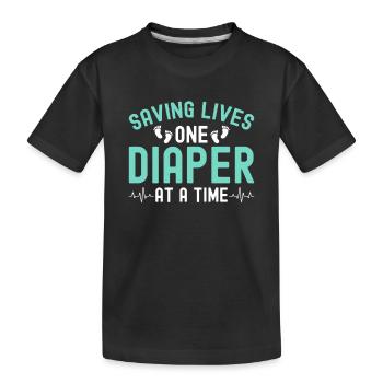 Soeur de l’USIN - T-shirt bio Premium Enfant - noir - Devant