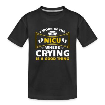 Soeur de l’USIN - T-shirt bio Premium Enfant - noir - Devant