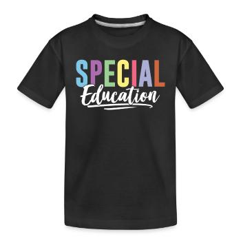 Profession d’enseignant en éducation spécialisée Enseignant en éducation spécialisée - T-shirt bio Premium Enfant - noir - Devant
