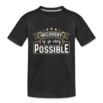Mental Health Recovery Is So Very Mental Support - Kinder Premium Bio T-Shirt - Schwarz - Vorne