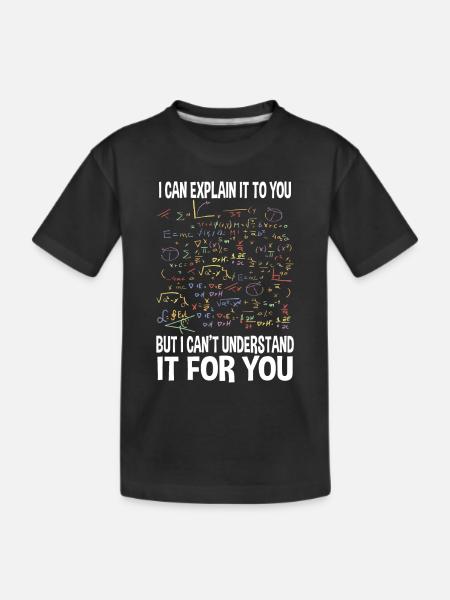Ich kann es dir erklären, aber ich kann es nicht verstehen - Kinder Premium Bio T-Shirt - Schwarz