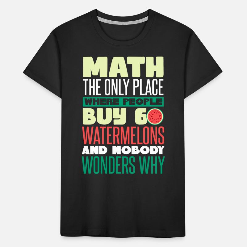 Math Pastèque drôle T-shirt bio Premium Enfant