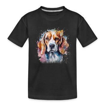 Beagle - T-shirt bio Premium Enfant - noir - Devant