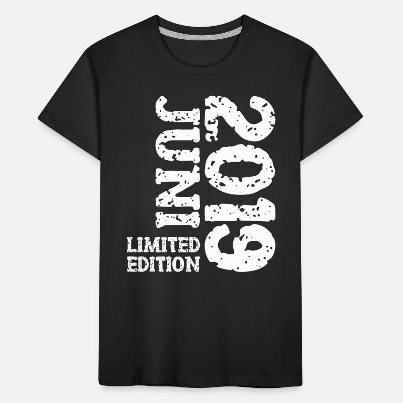2019 Juni Limited Edition Geburtstag Geschenk Kinder Premium Bio T-Shirt