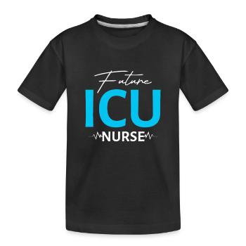 Soins intensifs infirmiers - T-shirt bio Premium Enfant - noir - Devant