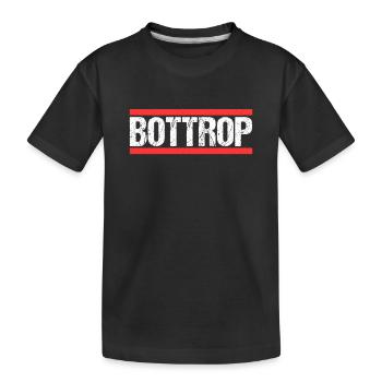Bottroperin Bottroper Bottrop - Kinder Premium Bio T-Shirt - Schwarz - Vorne