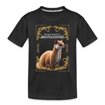 Mangoustes Mangoustes Suricates - T-shirt bio Premium Enfant - noir - Devant