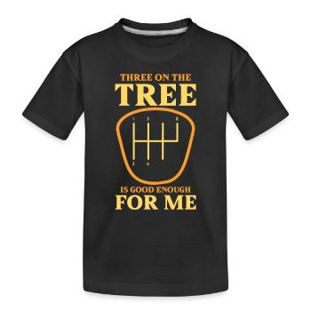 Voitures avec pommeau de vitesse à 6 vitesses amateurs de voitures - T-shirt bio Premium Enfant - noir - Devant
