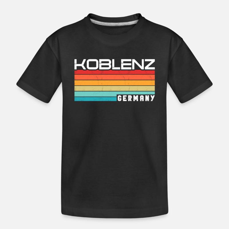 Koblenzerin Koblenzer Koblenz - Kinder Premium Bio T-Shirt - Schwarz
