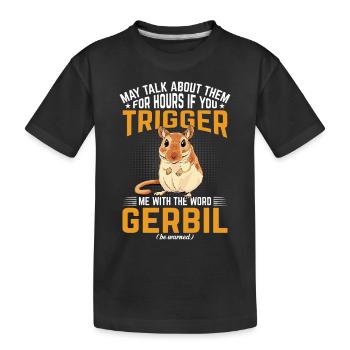 Gerbille - T-shirt bio Premium Enfant - noir - Devant