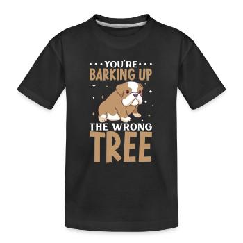 french bulldog english bulldog dog lover bulldog - Kinder Premium Bio T-Shirt - Schwarz - Vorne