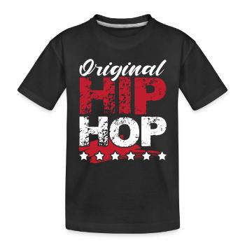 Breakdance Hip Hop - Kids' Premium Organic T-Shirt - black - Front