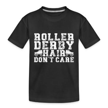 Roller derby - T-shirt bio Premium Enfant - noir - Devant