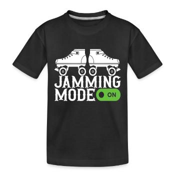 Roller derby - T-shirt bio Premium Enfant - noir - Devant