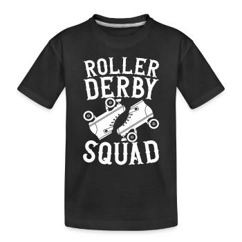 Roller derby - T-shirt bio Premium Enfant - noir - Devant