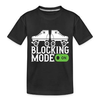 Roller derby - T-shirt bio Premium Enfant - noir - Devant