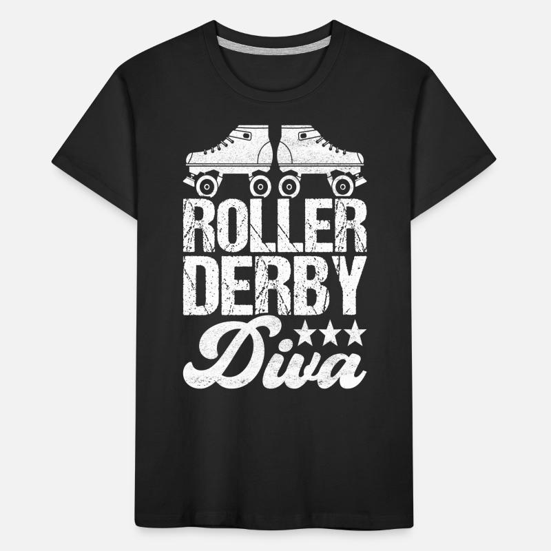 Roller derby T-shirt bio Premium Enfant