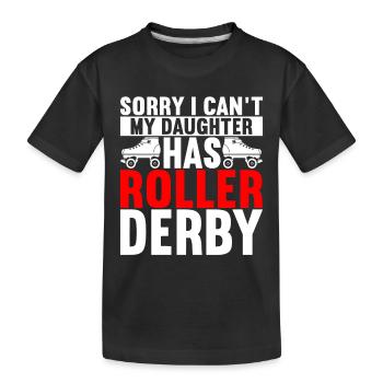 Roller derby - T-shirt bio Premium Enfant - noir - Devant