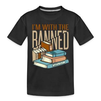 Je suis avec les bannis - T-shirt bio Premium Enfant - noir - Devant