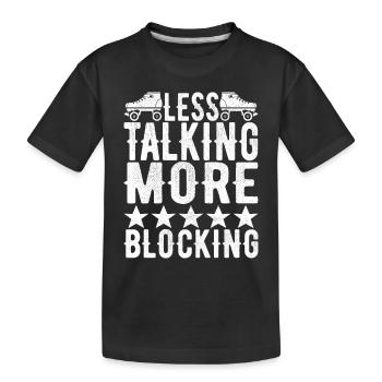 Roller derby - T-shirt bio Premium Enfant - noir - Devant
