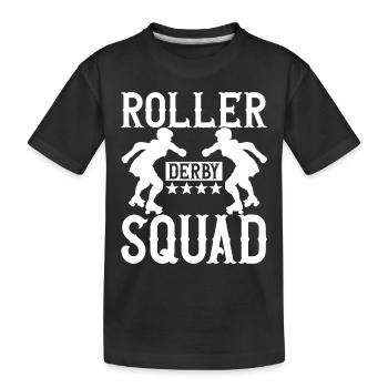 Roller derby - T-shirt bio Premium Enfant - noir - Devant