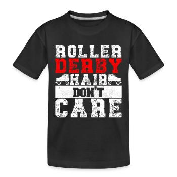 Roller derby - T-shirt bio Premium Enfant - noir - Devant
