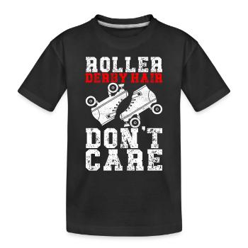 Roller derby - T-shirt bio Premium Enfant - noir - Devant
