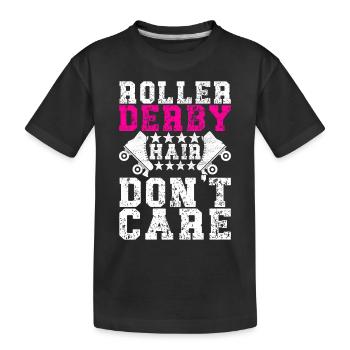 Roller derby - T-shirt bio Premium Enfant - noir - Devant