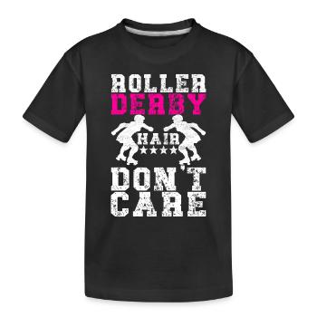Roller derby - T-shirt bio Premium Enfant - noir - Devant