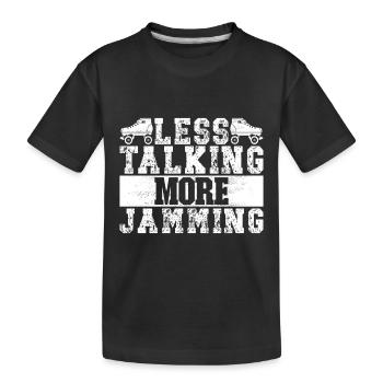 Roller derby - T-shirt bio Premium Enfant - noir - Devant