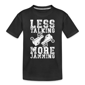 Roller derby - T-shirt bio Premium Enfant - noir - Devant