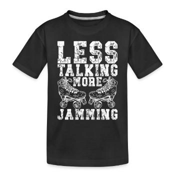 Roller derby - T-shirt bio Premium Enfant - noir - Devant