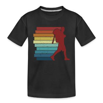 Randonnée Trekking Randonnées Randonnées Randonnées - T-shirt bio Premium Enfant - noir - Devant