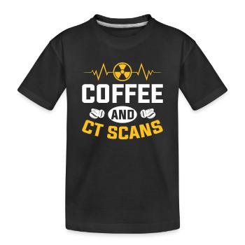Röntgen CT-Techniker - Kinder Premium Bio T-Shirt - Schwarz - Vorne