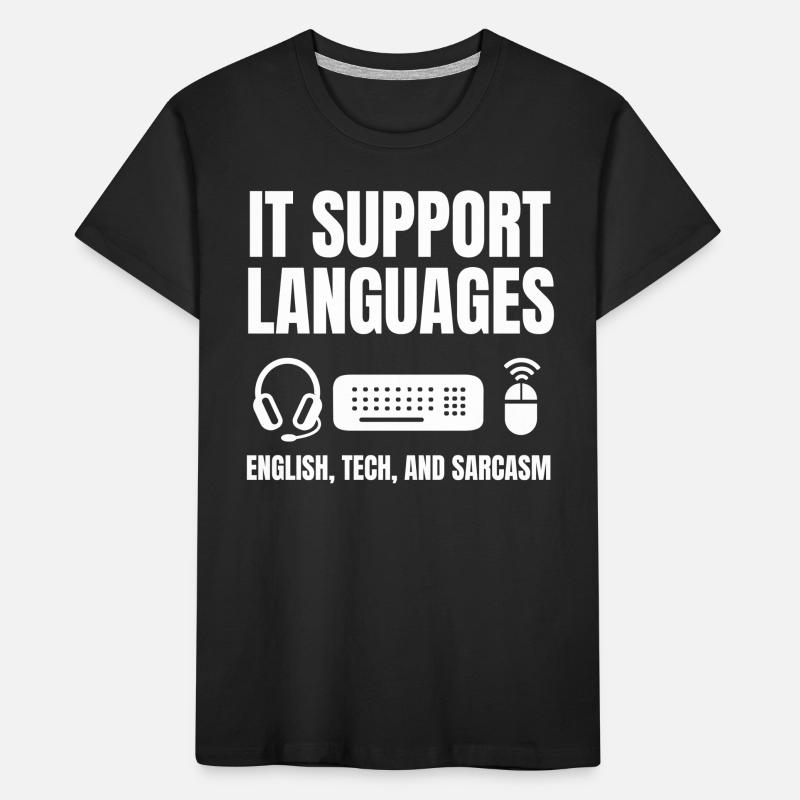 Sarcastic IT Support Outfit Kids' Premium Organic T-Shirt