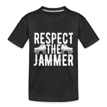 Roller derby - T-shirt bio Premium Enfant - noir - Devant