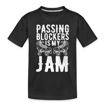 Roller derby - T-shirt bio Premium Enfant - noir - Devant