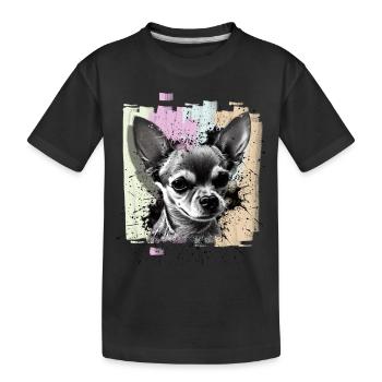 Chihuahua - T-shirt bio Premium Enfant - noir - Devant