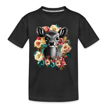 Chevreuil - T-shirt bio Premium Enfant - noir - Devant