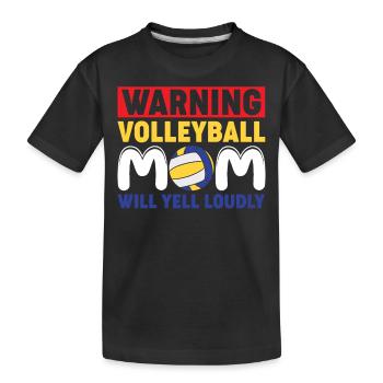 I don't drink when I'm watching volleyball Oh wait - Kids' Premium Organic T-Shirt - black - Front