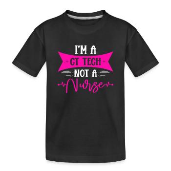 Röntgen CT-Techniker - Kinder Premium Bio T-Shirt - Schwarz - Vorne