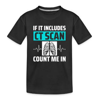 Röntgen CT-Techniker - Kinder Premium Bio T-Shirt - Schwarz - Vorne