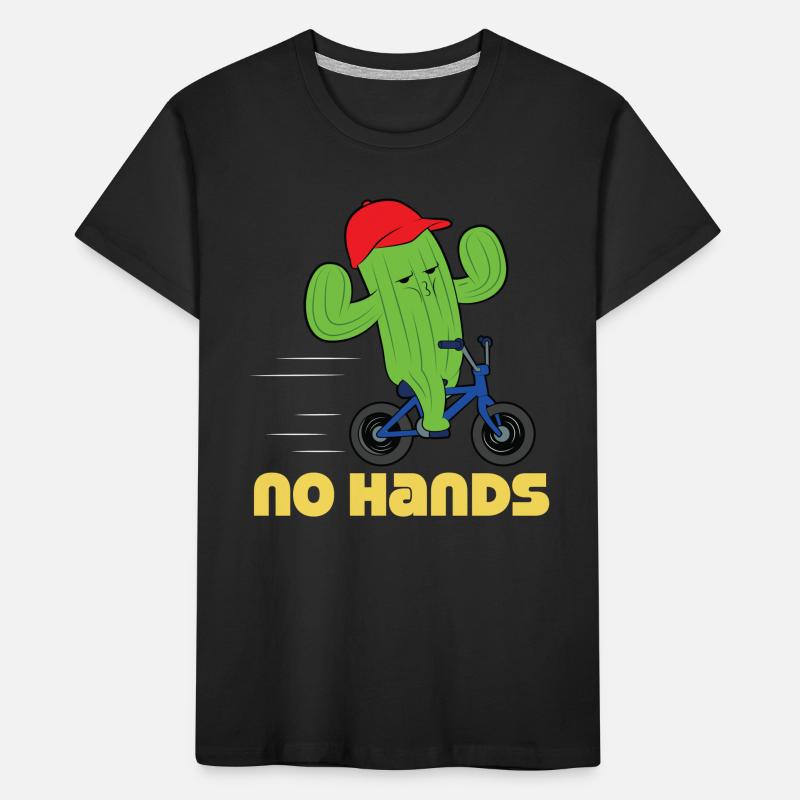 No hands Kids' Premium Organic T-Shirt