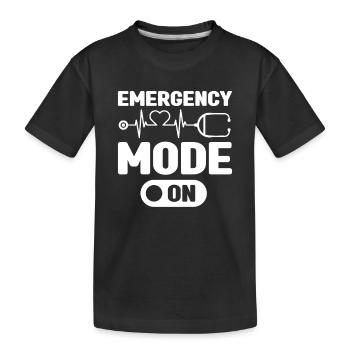 Infirmière d’urgence Infirmière d’urgence - T-shirt bio Premium Enfant - noir - Devant