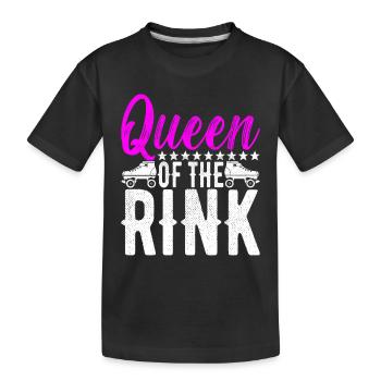 Roller derby - T-shirt bio Premium Enfant - noir - Devant