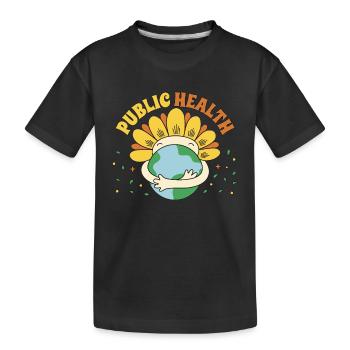 Épidémiologiste en santé publique Infirmières Agents de santé - T-shirt bio Premium Enfant - noir - Devant