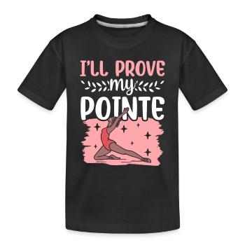 Ich Werde Meine Pointe Unter Beweis Stellen Hobby - Kinder Premium Bio T-Shirt - Schwarz - Vorne