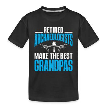 Archéologue Gift Archéologie - T-shirt bio Premium Enfant - noir - Devant