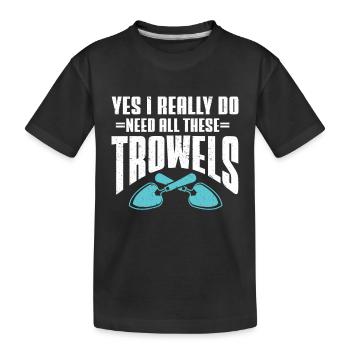 Archéologue Gift Archéologie - T-shirt bio Premium Enfant - noir - Devant